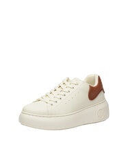 ARMANI EXCHANGE SUPER MINI-TUMBLED Sneakers  off white+coconut shell - Scarpe Donna - 2