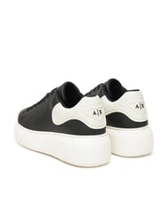 ARMANI EXCHANGE SUPER MINI-TUMBLED Sneakers  black + off white - Scarpe Donna - 3