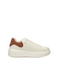ARMANI EXCHANGE SUPER MINI-TUMBLED Sneakers  off white+coconut shell - Scarpe Donna - 3
