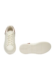 ARMANI EXCHANGE SUPER MINI-TUMBLED Sneakers  off white+coconut shell - Scarpe Donna - 5