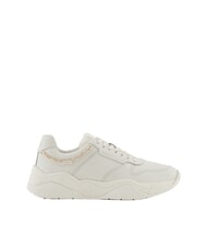 ARMANI EXCHANGE A|X Chain  Sneakers in pelle off white+off white - Scarpe Donna - 2