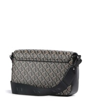 ARMANI EXCHANGE WAVE MONOGRAM Borsetta a tracolla brown bass / black - Borse Donna - 2