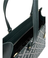 ARMANI EXCHANGE A|X LOGO ALL OVER Borsa a spalla, con tracolla beat green / beat green - Borse Donna - 4