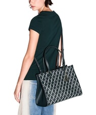 ARMANI EXCHANGE A|X LOGO ALL OVER Borsa a spalla, con tracolla beat green / beat green - Borse Donna - 5