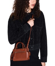 ARMANI EXCHANGE A|X MINI Micro Bag a mano, con tracolla coconut shell - Borse Donna - 5