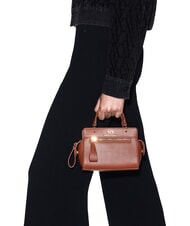 ARMANI EXCHANGE A|X MINI Micro Bag a mano, con tracolla coconut shell - Borse Donna - 6