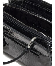 ARMANI EXCHANGE A|X CROCO Micro Bag a mano, con tracolla black - Borse Donna - 5