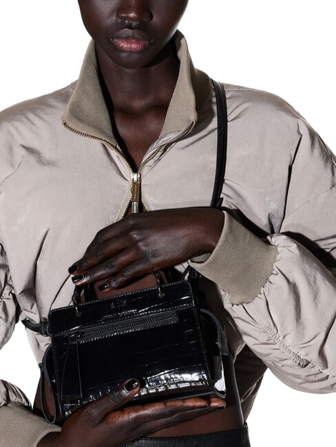 A|X CROCO Micro Bag a mano, con tracolla black - Borse Donna