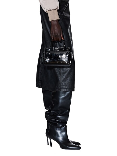 A|X CROCO Micro Bag a mano, con tracolla black - Borse Donna