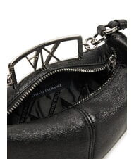 ARMANI EXCHANGE A|X SAFFIANO Mini Bag a tracolla black - Borse Donna - 4
