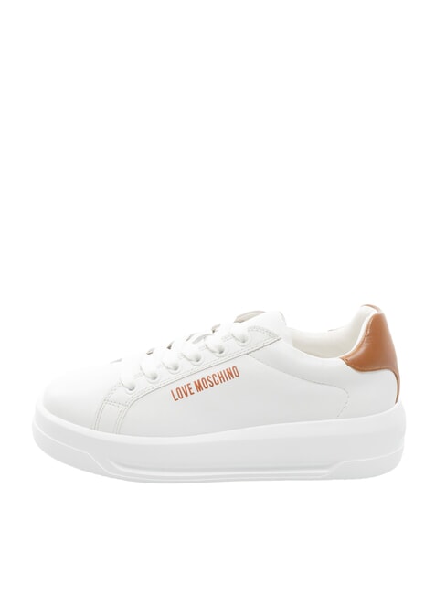 ECLIPSE 50 Sneakers in pelle bianco/cuoio - Scarpe Donna