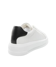 LOVE MOSCHINO ECLIPSE 50 Sneakers in pelle bianco/nero - Scarpe Donna - 3