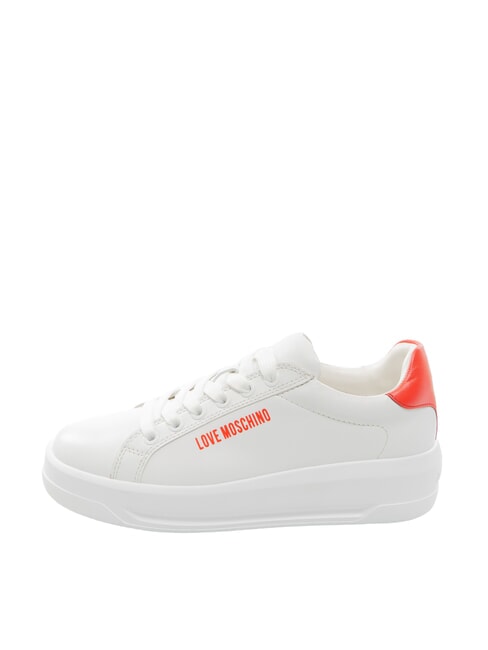 ECLIPSE 50 Sneakers in pelle bianco/rosso - Scarpe Donna