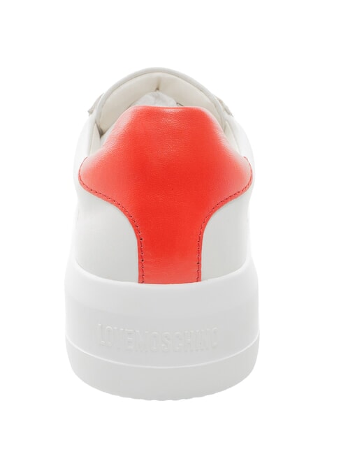 ECLIPSE 50 Sneakers in pelle bianco/rosso - Scarpe Donna