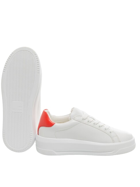 ECLIPSE 50 Sneakers in pelle bianco/rosso - Scarpe Donna