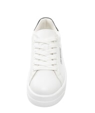 LOVE MOSCHINO ECLIPSE 50 Sneakers in pelle bianco/nero - Scarpe Donna - 4