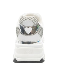 LOVE MOSCHINO STARDUST 60 Sneakers Donna argento/bianco/argento - Scarpe Donna - 3