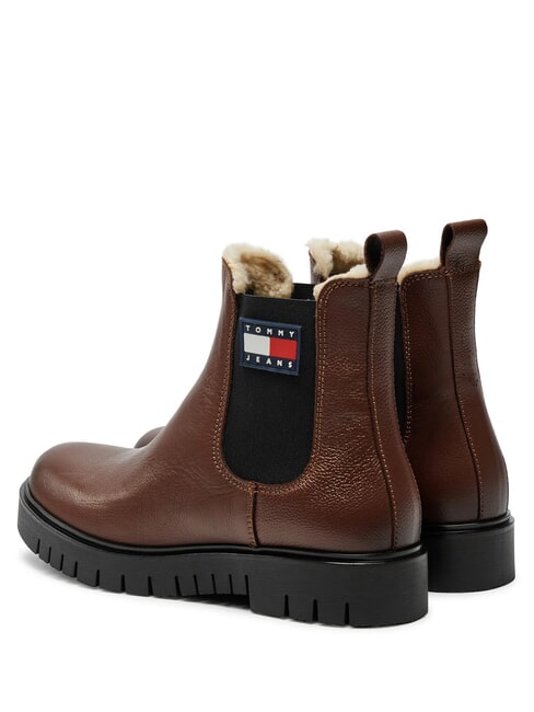 TH JEANS Stivaletti in pelle brown - Scarpe Donna