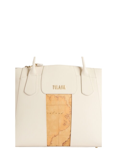 BLOO CITY Borsa a mano con tracolla in tessuto goffrato avorio - Borse Donna