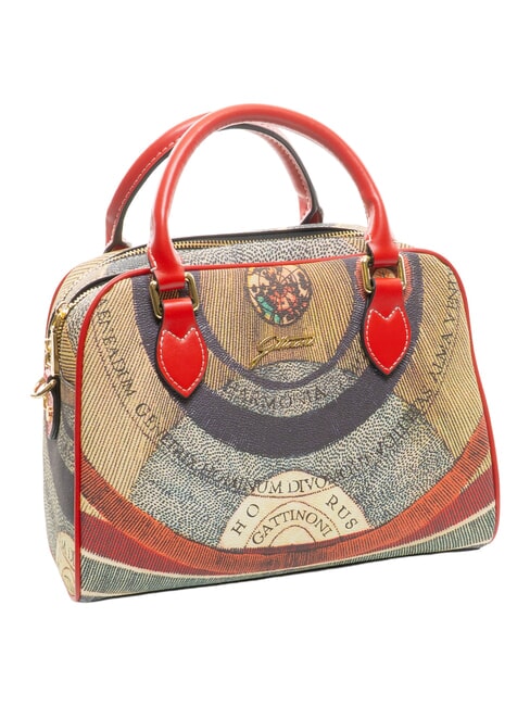 PLANETARIUM Borsa dome media con tracolla classic/ coral - Borse Donna