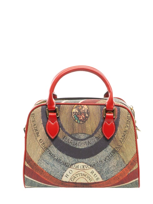 PLANETARIUM Borsa dome media con tracolla classic/ coral - Borse Donna