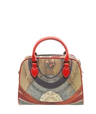 GATTINONI PLANETARIUM Borsa dome media con tracolla classic/ coral - Borse Donna - 4
