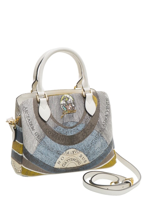 PLANETARIUM Borsa a mano media con tracolla luna/ white - Borse Donna