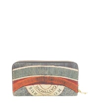 GATTINONI PLANETARIUM Portafoglio grande double zip classic/ coral - Portafogli Donna - 3