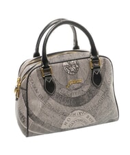 GATTINONI PLANETARIUM Borsa dome media con tracolla monochrom lt grey/ black - Borse Donna - 2