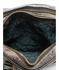 GATTINONI PLANETARIUM Borsa dome media con tracolla monochrom lt grey/ black - Borse Donna - 5