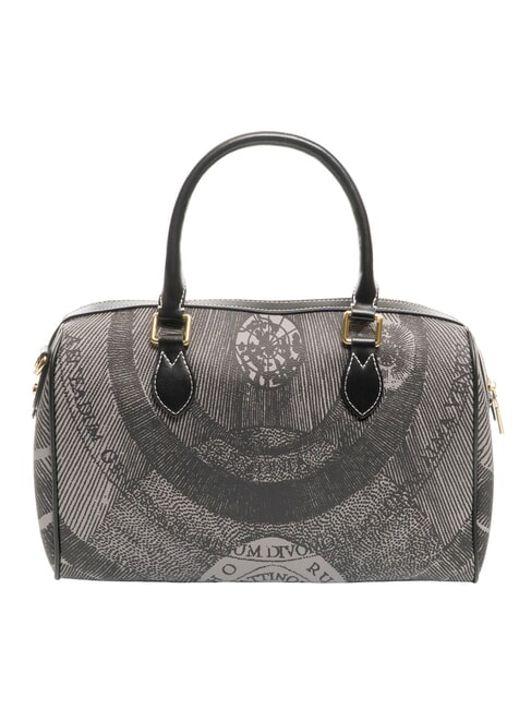 PLANETARIUM Borsa bauletto con tracolla monochrom lt grey/ black - Borse Donna