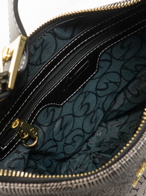 PLANETARIUM Borsa a spalla monochrom lt grey/ black - Borse Donna