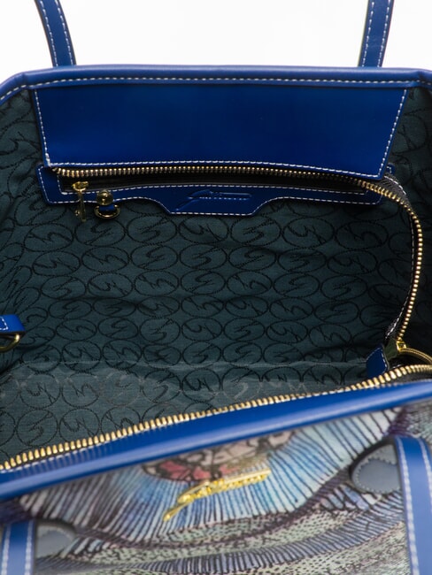 PLANETARIUM Borsa shopping media acquamarine/navy - Borse Donna