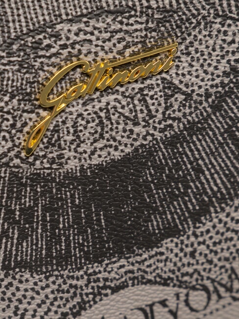 PLANETARIUM Borsa a tracolla monochrom lt grey/ black - Borse Donna