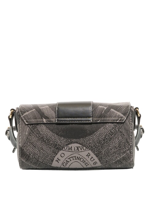 PLANETARIUM Borsa a tracolla con flap monochrom lt grey/ black - Borse Donna