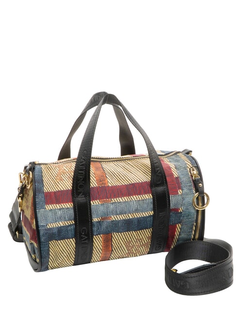 MAYA Bauletto a mano, con tracolla check/black - Borse Donna