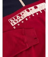 NAPAPIJRI B-SATURNIA Felpa in cotone tibetan red - Felpe Uomo - 4