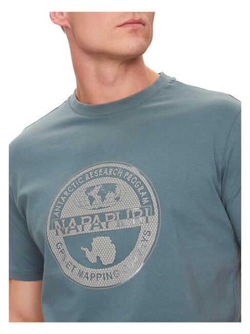 S-BOLLO T-Shirt in cotone stormy weat - T-shirt Uomo