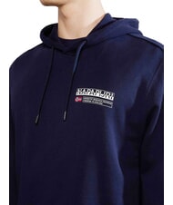 NAPAPIJRI B-KASBA Felpa con cappuccio blu marine - Felpe Uomo - 4