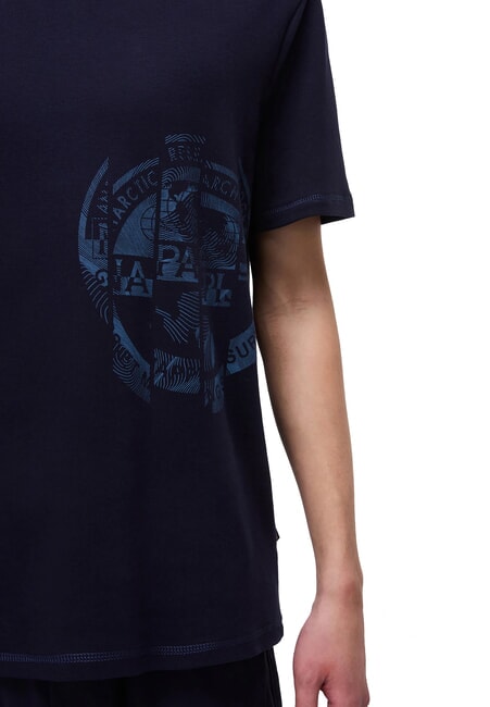 S-VANNI T-Shirt in cotone blu marine - T-shirt Uomo