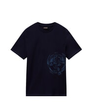 NAPAPIJRI S-VANNI T-Shirt in cotone blu marine - T-shirt Uomo - 4