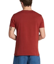 TIMBERLAND SS DUNRIVER CREW T-shirt in cotone burnt henna - T-shirt Uomo - 2
