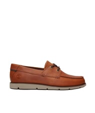 TIMBERLAND GRAFTON BAY Scarpe da vela in pelle dark orange full grain - Scarpe Uomo - 2