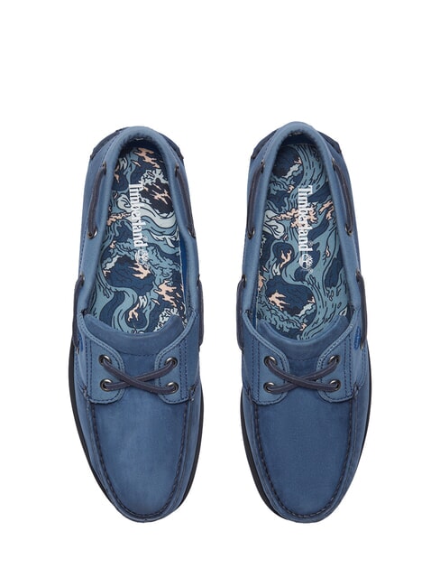 CLASSIC BOAT Scarpe da barca in pelle dark blue nubuck - Scarpe Uomo