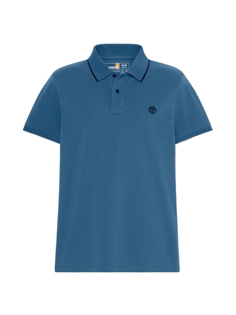 MILLERS RIVER Polo in cotone dark denim - Polo Uomo