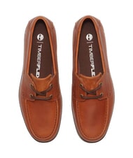 TIMBERLAND GRAFTON BAY Scarpe da vela in pelle dark orange full grain - Scarpe Uomo - 4