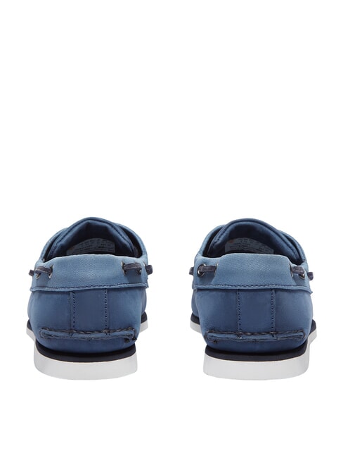 CLASSIC BOAT Scarpe da barca in pelle dark blue nubuck - Scarpe Uomo