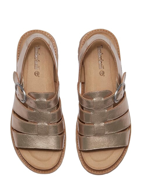 CLAIREMONT WAY Sandali in pelle young yellow - Scarpe Donna