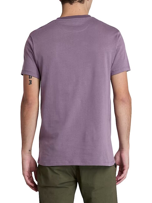 SS DUNRIVER CREW T-shirt in cotone vintage violet - T-shirt Uomo
