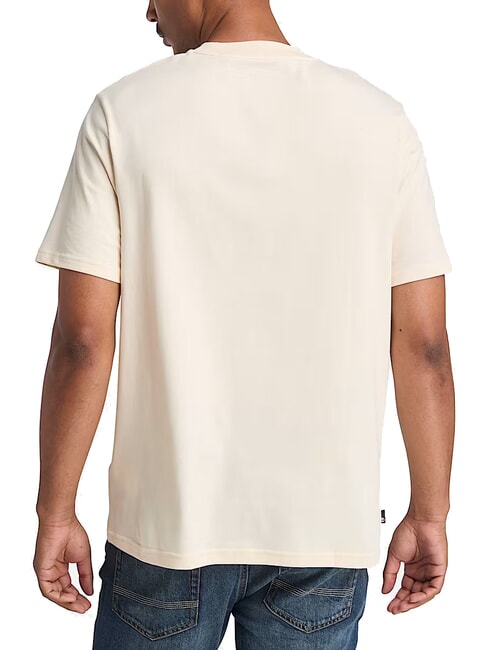 EMBROIDERY TONAL T-shirt in cotone white smoke - T-shirt Uomo